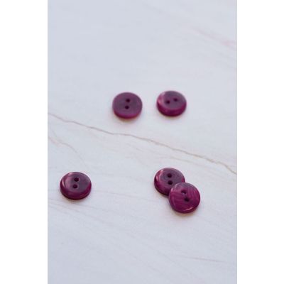 2-hole Corozo Button 11 mm-Orchid