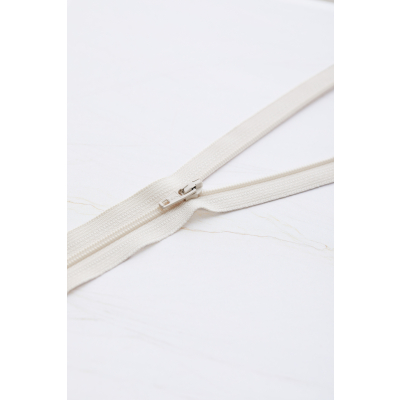 mind the MAKER Coil Zipper - 18 cm-Creamy White