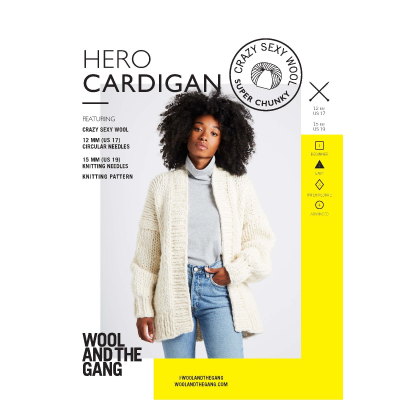 Hero Cardigan pattern