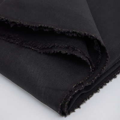 REMNANT  45x140 // Fargo Cotton Canvas - Black