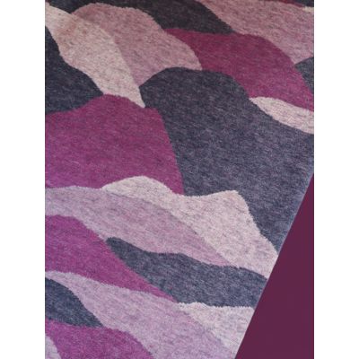 Organic Brushed Jacquard - Horizon Orchid