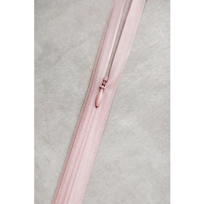Invisible Zipper, 30 cm - Powder Pink
