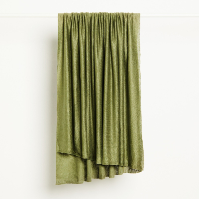 REMNANT 100x150 // Fine Linen Knit - Olive Green