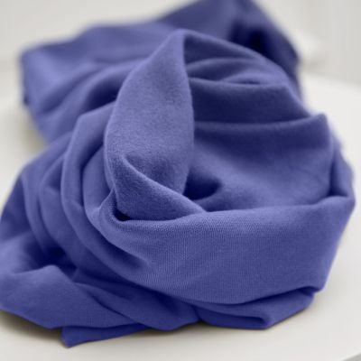 Organic Basic Brushed Sweat - Violet Blue