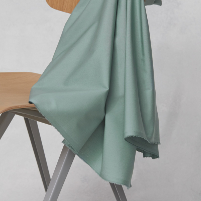 AFKLIP 110x150 // Organic Papertouch Poplin - Sage Green