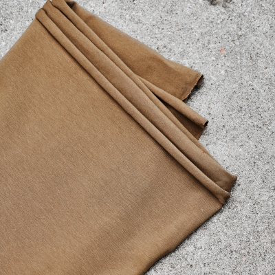 Organic Single Stretch Jersey - Camel