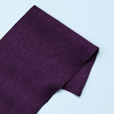 REMNANT  30x100 // Organic 2x1 Rib - Plum