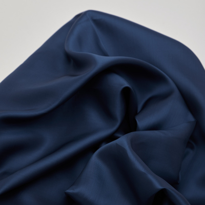 REMNANT  40x140 // Viscose Plain Lining - Navy