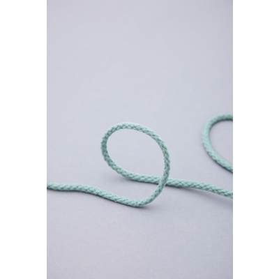 Round Cotton Cord, 5 mm-Sage Green