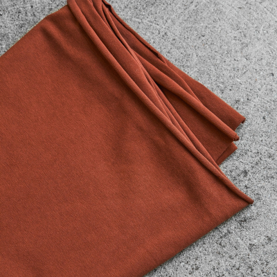 Organic Single Stretch Jersey - Sienna