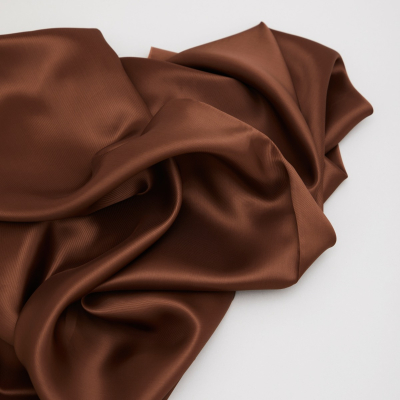 REMNANT  40x140 // Viscose Twill Lining - Chestnut