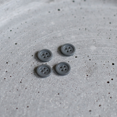 Button 1001, Grey - 12 mm