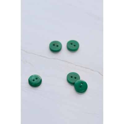 2-hole Corozo Button 11 mm - Jolly Green